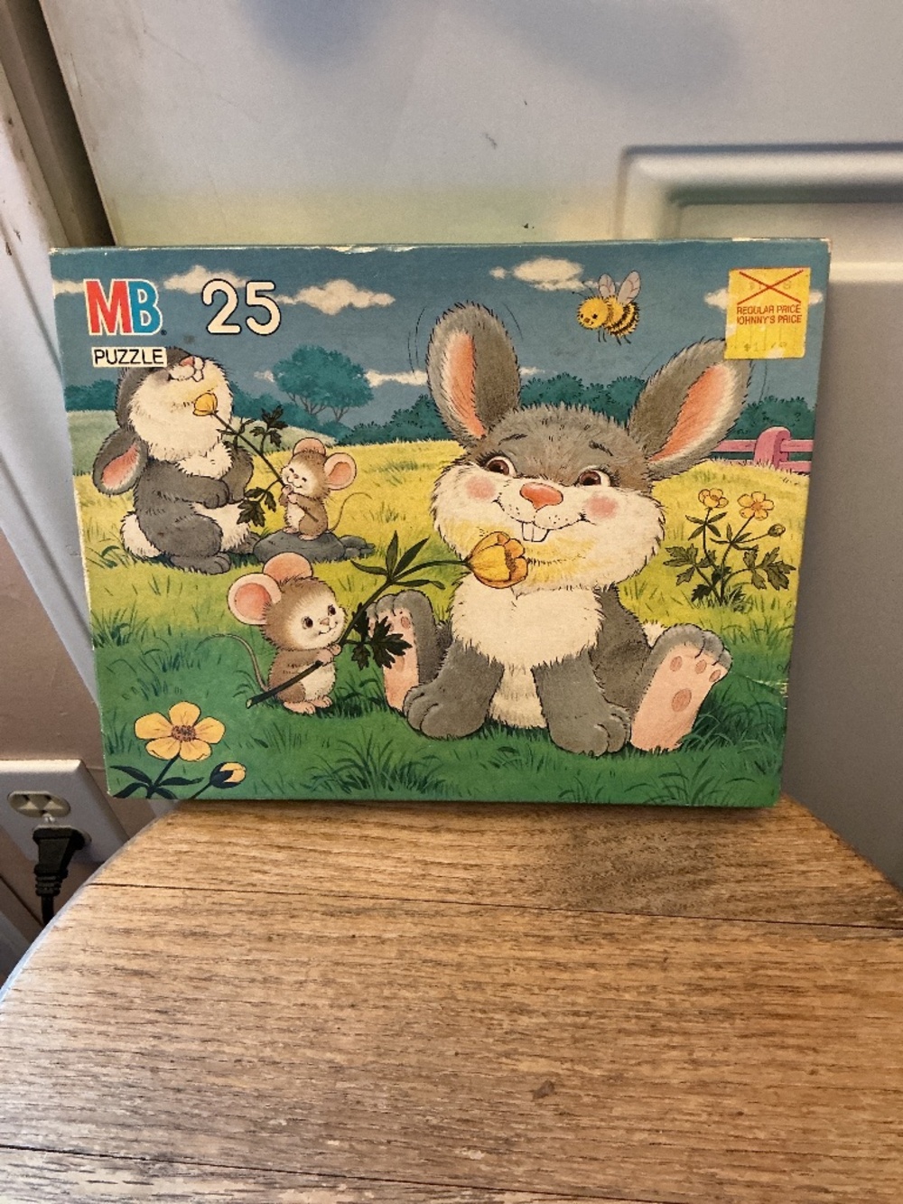 NEW Vintage 1990 Pastel Pets Puzzle Bunnies Mice Theme  25 Pieces